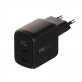 Vivanco Laturi 45W Dual Super Fast PD Charger, musta