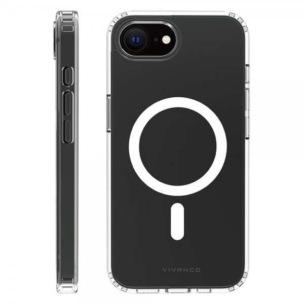Vivanco iPhone 16e/17e Suojakuori Mag Clear Transparent