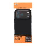 iPhone 17 Pro Max Kuori Liquid Silicone Musta