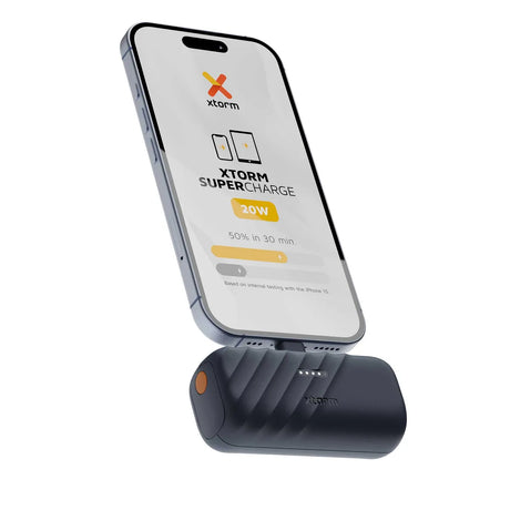 Xtorm Mini Powerbank Go2 PowerShot 5000 mAh USB-C 20W Sininen