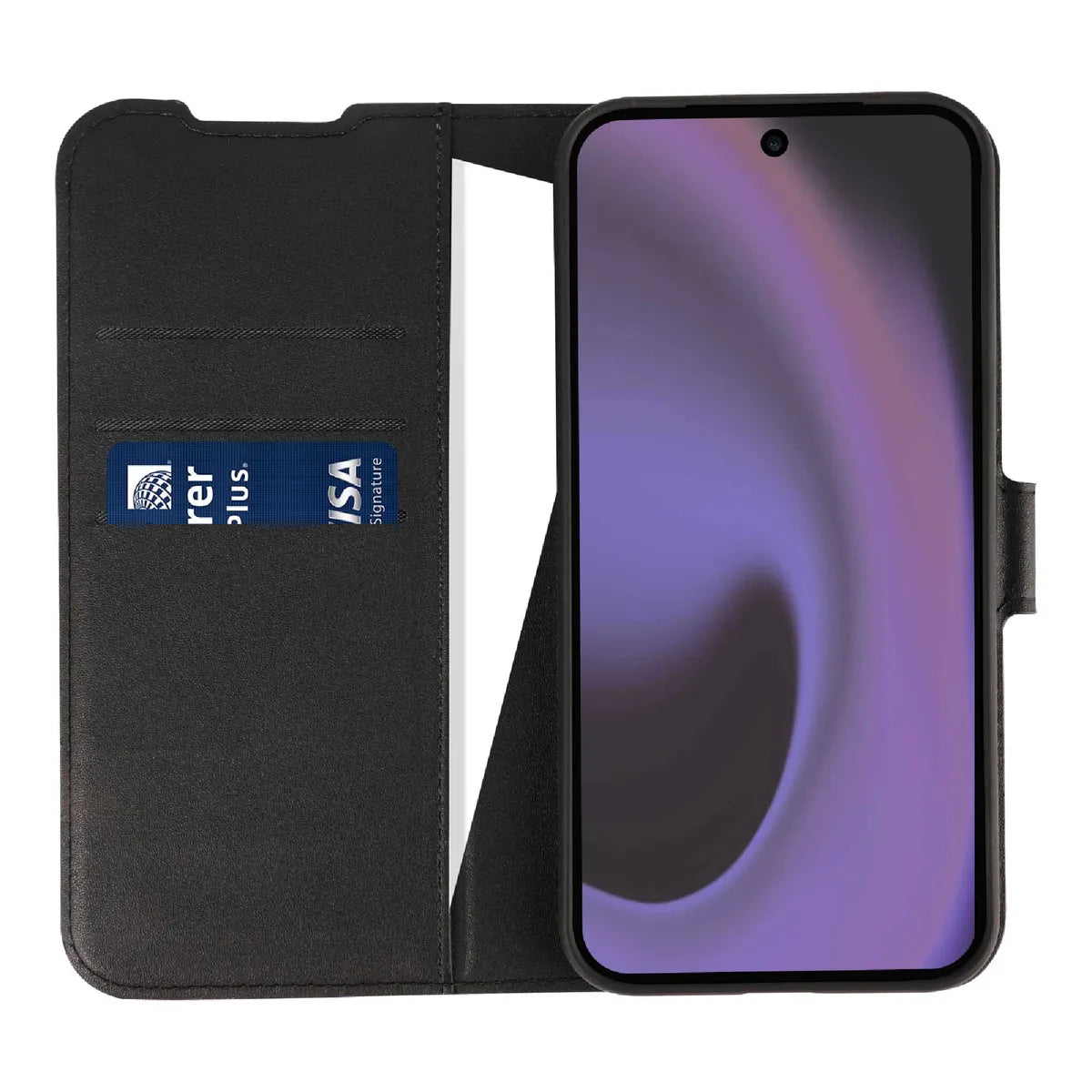 X2O Realme 16 Pro Kotelo Classic Wallet Musta