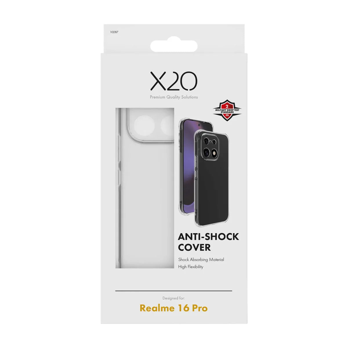 X2O Realme 16 Pro Kuori Anti-Shock Kirkas