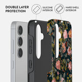 Burga Samsung Galaxy S24 FE Suojakuori Tough Bloomy Garden