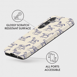 Burga Samsung Galaxy S24 Suojakuori Tough Derby Race