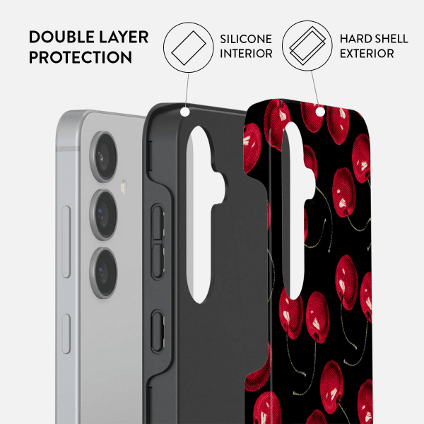 Burga Samsung Galaxy S24 FE Suojakuori Tough Cherrybomb