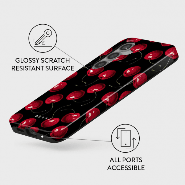 Burga Samsung Galaxy S24 FE Suojakuori Tough Cherrybomb