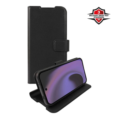 X2O Realme GT 8 Pro Kotelo Classic Wallet Musta