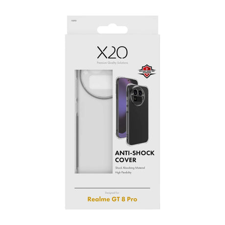 X2O Realme GT 8 Pro Kuori Anti-Shock Kirkas
