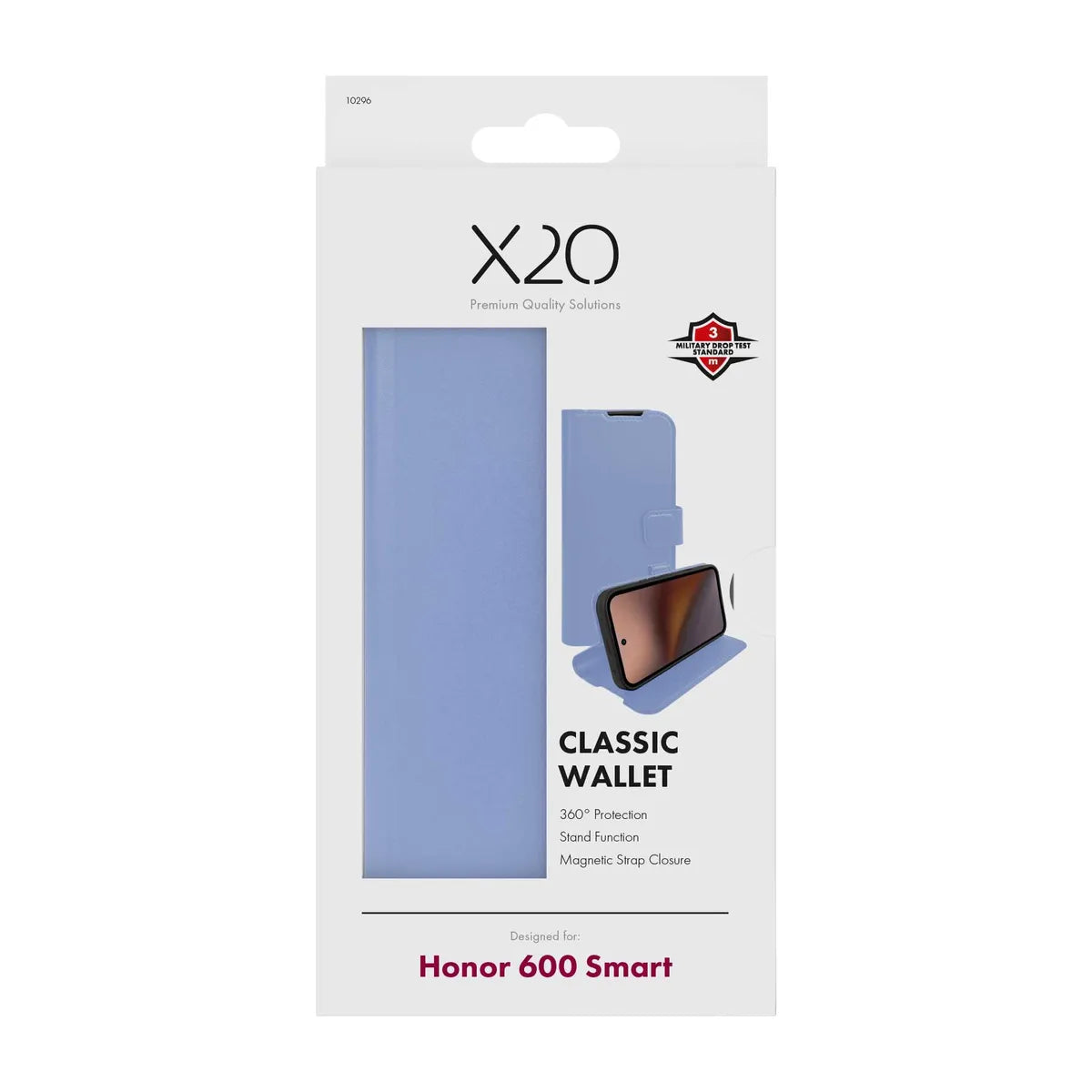 X2O Honor 600 Smart Kotelo Classic Wallet Violetti