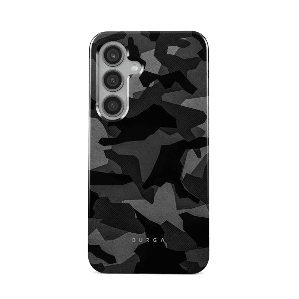 Burga Samsung Galaxy S24 FE kuori Tough Night Black Camo
