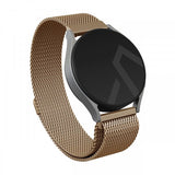 Burga Samsung Galaxy Watch 20mm Ranneke Metalliverkko Kulta