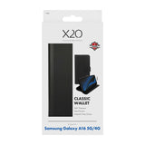 X2O Samsung Galaxy A16 Kotelo Classic Wallet Musta