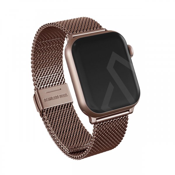 Burga Apple Watch 38/40/41/42mm ranneke Mesh Elegance Ruusukulta