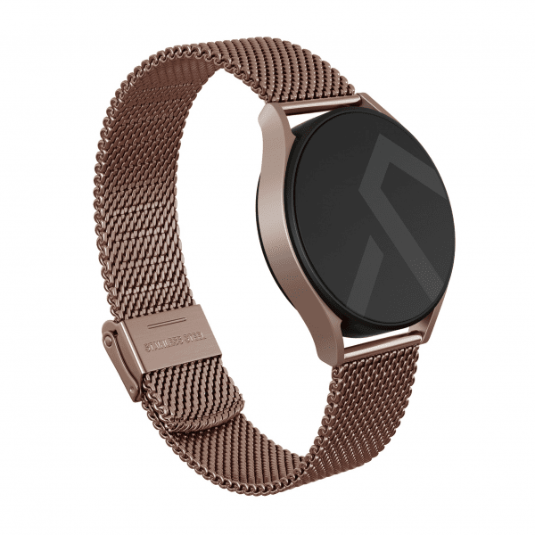 Burga Samsung Galaxy Watch 22mm Ranneke Mesh Elegance Ruusukulta