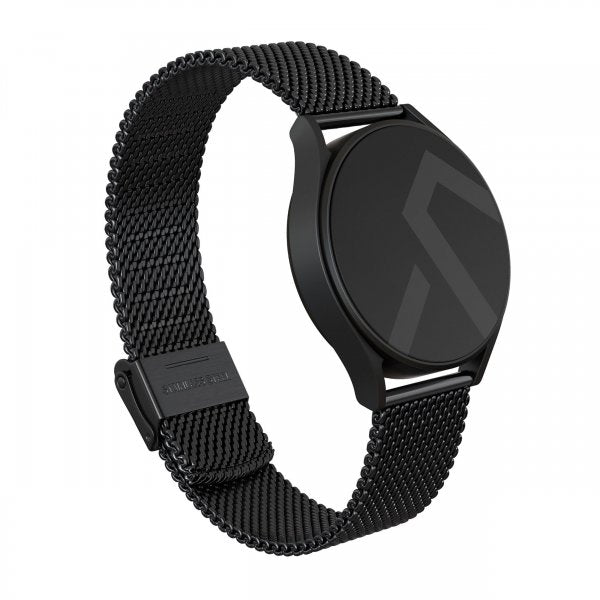 Burga Samsung Galaxy Watch 22mm Ranneke Mesh Elegance Musta