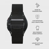 Burga Samsung Galaxy Watch 20mm Ranneke Mesh Elegance Musta