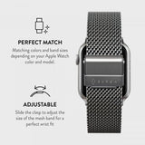 Burga Apple Watch 38/40/41/42mm ranneke, Mesh Elegance, hopea