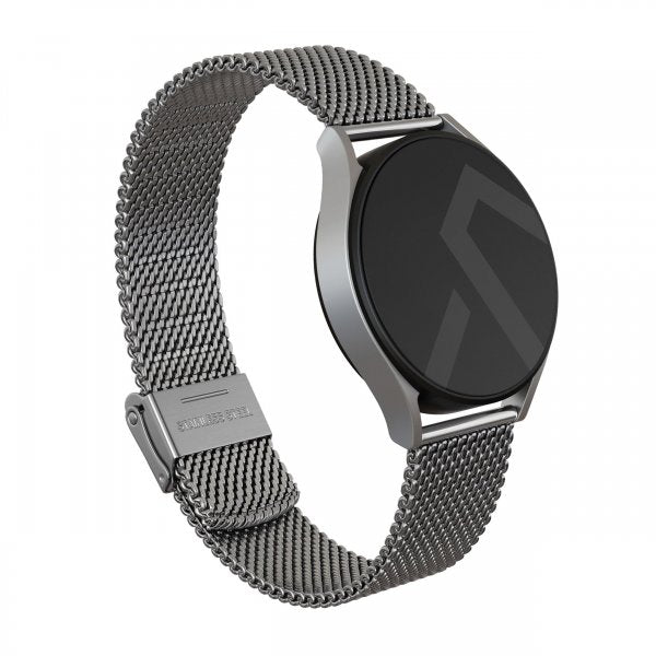 Burga Samsung Galaxy Watch 20mm Mesh Elegance Silver -ranneke