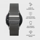 Burga Samsung Galaxy Watch 22mm ranneke Mesh Elegance hopea