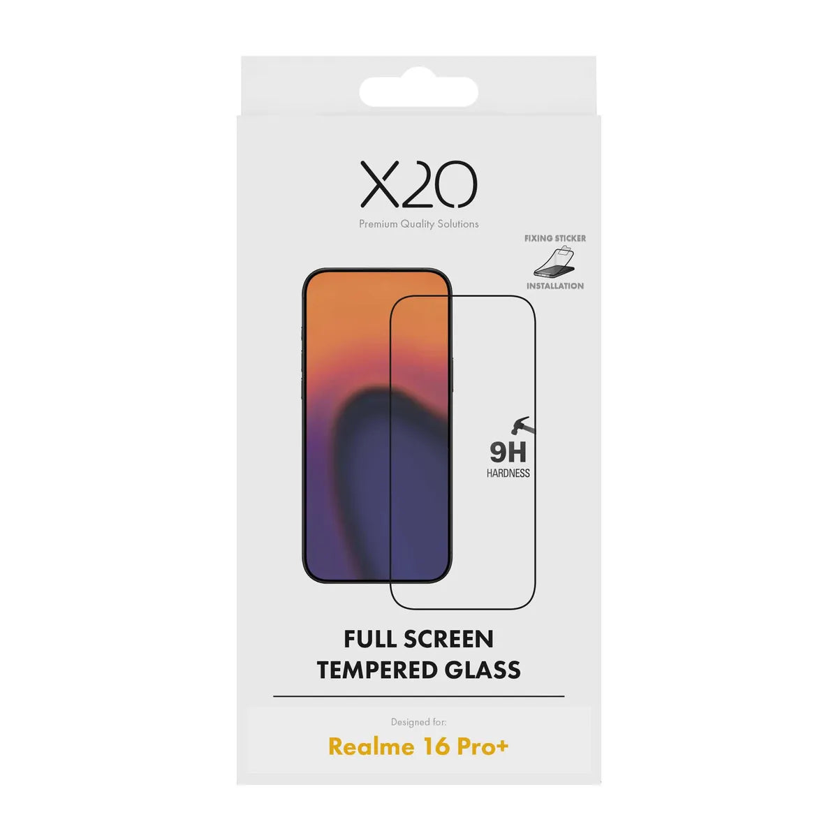 X2O Realme 16 Pro Plus Näytönsuoja Full Screen