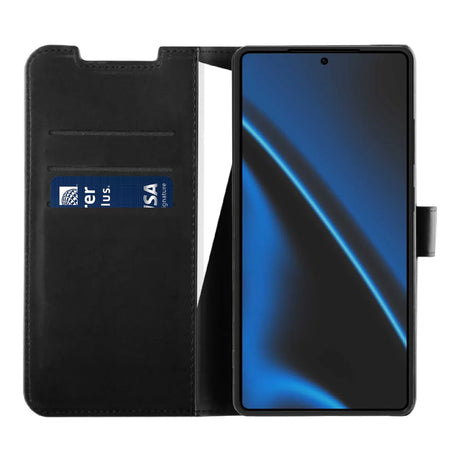 X2O Samsung Galaxy S25 Ultra Kotelo Classic Wallet Musta