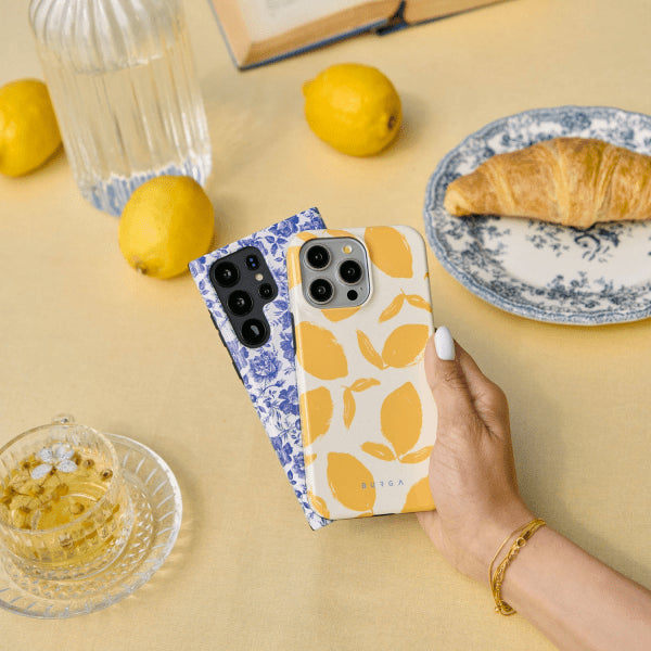 Burga Samsung Galaxy S24 Suojakuori Tough Lemon Tart