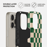 Burga iPhone 15 -suojakuori Tough MagSafe Ivy League