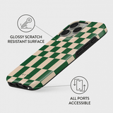 Burga iPhone 15 -suojakuori Tough MagSafe Ivy League