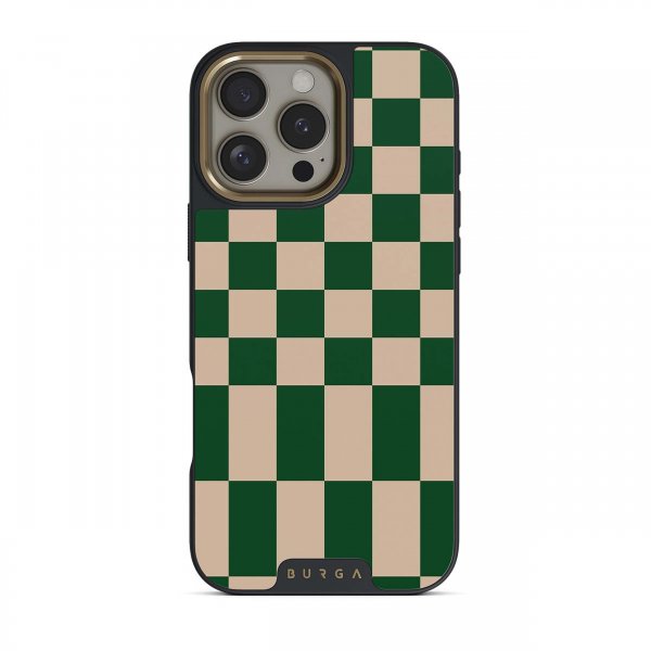 Burga iPhone 14 -suojakuori Elite Dark MagSafe Ivy League