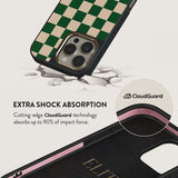 Burga iPhone 14 -suojakuori Elite Dark MagSafe Ivy League