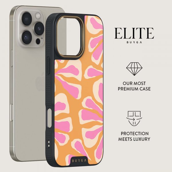 Burga iPhone 16 Suojakuori Elite Dark MagSafe Aloha