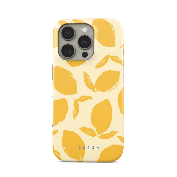 Burga iPhone 16 Suojakuori Tough MagSafe Lemon Tart
