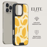 Burga iPhone 16 Suojakuori Elite Dark MagSafe Lemon Tart