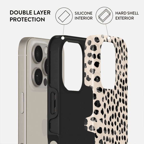Burga iPhone 15 Suojakuori Tough Almond Latte
