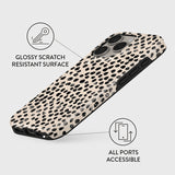 Burga iPhone 14 Suojakuori Tough Almond Latte