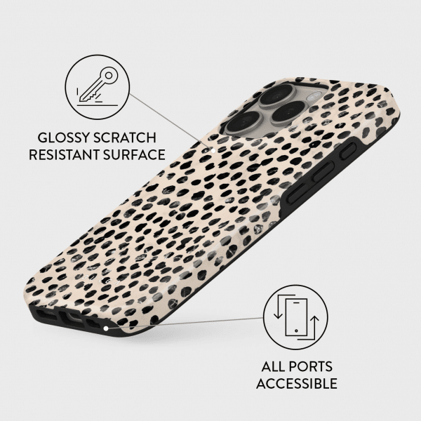 Burga iPhone 15 Suojakuori Tough Almond Latte