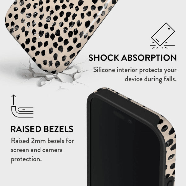Burga iPhone 16 Suojakuori Tough Almond Latte