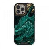 Burga iPhone 14 Elite Dark MagSafe Emerald Pool -kuori