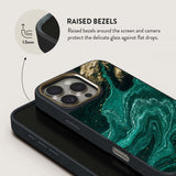 Burga iPhone 16 Plus -suojakuori Elite Dark MagSafe Emerald Pool