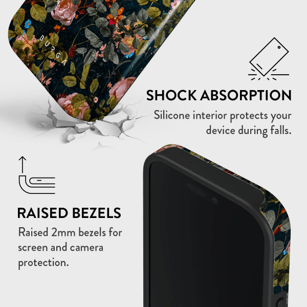 Burga iPhone 16 Pro Max Kuori Tough MagSafe Bloomy Garden