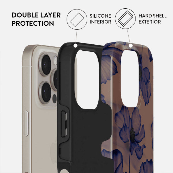Burga iPhone 16 -suojakuori Tough Velvet Night