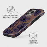 Burgan iPhone 16 Plus -suojakuori, Tough MagSafe Velvet Night