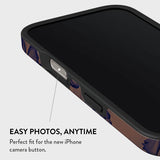 Burga iPhone 15 kuoret Tough MagSafe Velvet Night