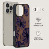 Burga iPhone 16 Pro Elite Dark MagSafe Velvet Night -kuori