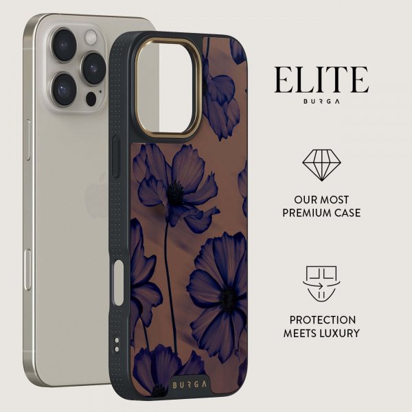 Burga iPhone 16 Suojakuori Elite Dark MagSafe Velvet Night