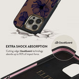 Burga iPhone 14 -kuori Elite Dark MagSafe Velvet Night
