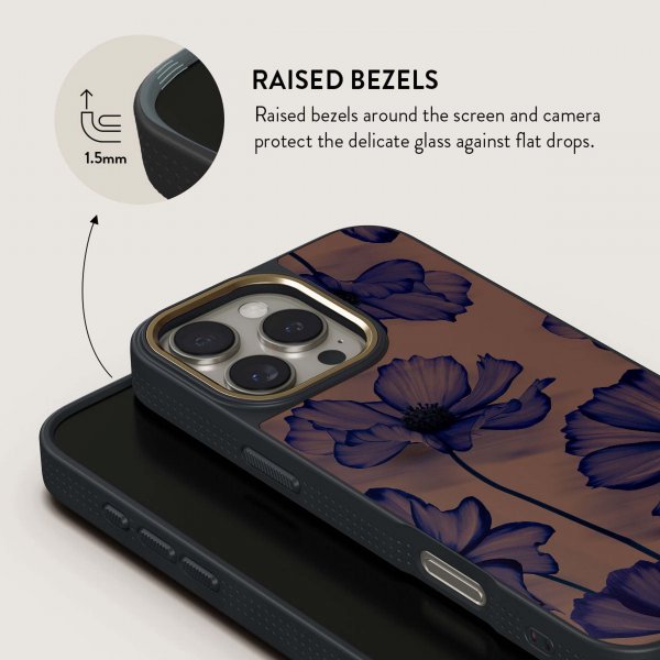 Burga iPhone 15 Pro Max Kuori Elite Dark MagSafe Velvet Night