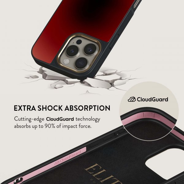 Burga iPhone 15 Pro Kuori Elite Dark MagSafe No Talking