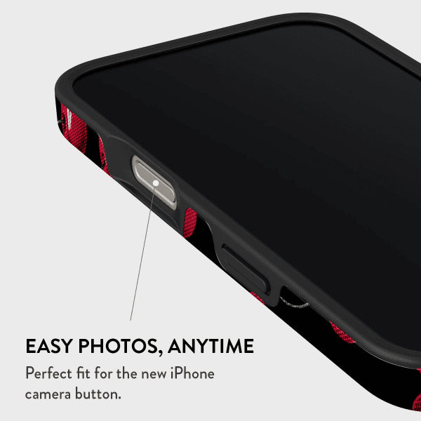 Burga iPhone 15 Pro Max -suojakuori Tough MagSafe Cherrybomb