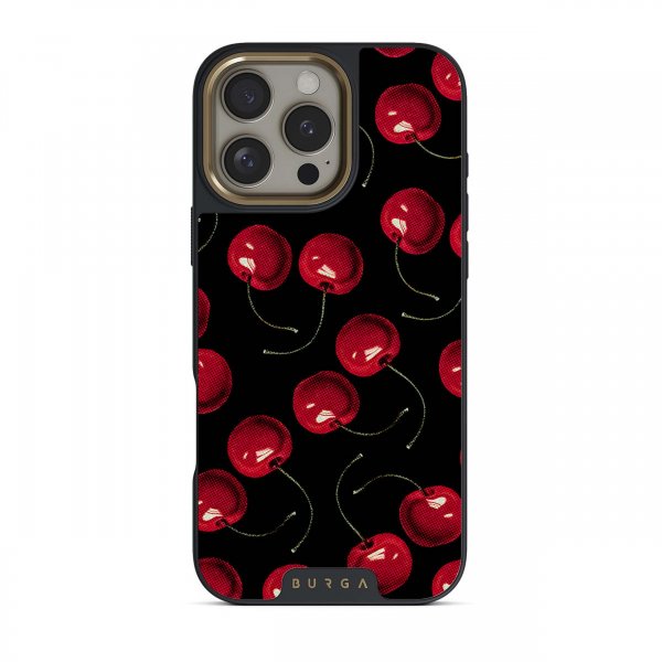 Burga iPhone 15 Plus Suojakuori Elite Dark MagSafe Cherrybomb